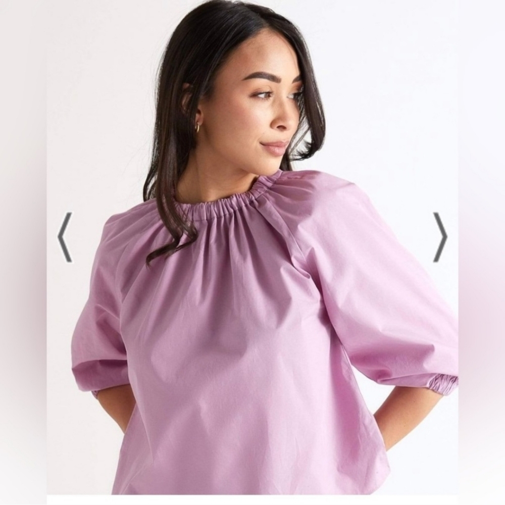 DownEast Jessie gathered top in Orchid Haze Small Medium Large New with tags - Picture 1 of 10